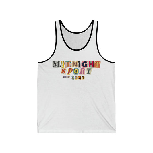 "Cutout Letters" Tank-top